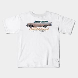 1957 Chevrolet Nomad Station Wagon Kids T-Shirt